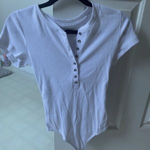 Abercrombie white bodysuit!